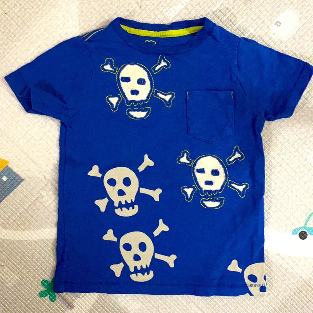 Boden mini boys skull tee